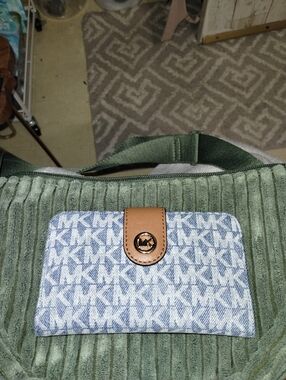 Michael Kors Bifold Wallet In Denim